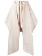 Stella Mccartney - Oversized Pocket Trousers - Women - Cotton - 38, Women's, Nude/neutrals, Cotton