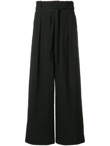 Ethosens Pleated Waist Trousers - Black
