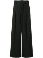 Ethosens Pleated Waist Trousers - Black