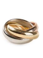 Janis Savitt Triple 'cobra' Bracelet - Metallic