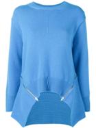 Mrz Zip Detail Jumper - Blue