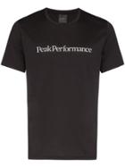Peak Performance Track Logo-print T-shirt - Black