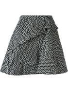 Kenzo 'broken Floor' Flared Skirt