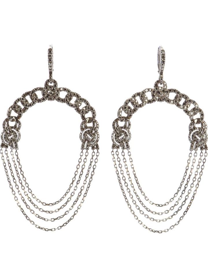 Garrard Diamond Chain Earrings
