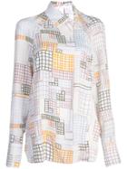 Rosetta Getty Geometric Print Shirt - White