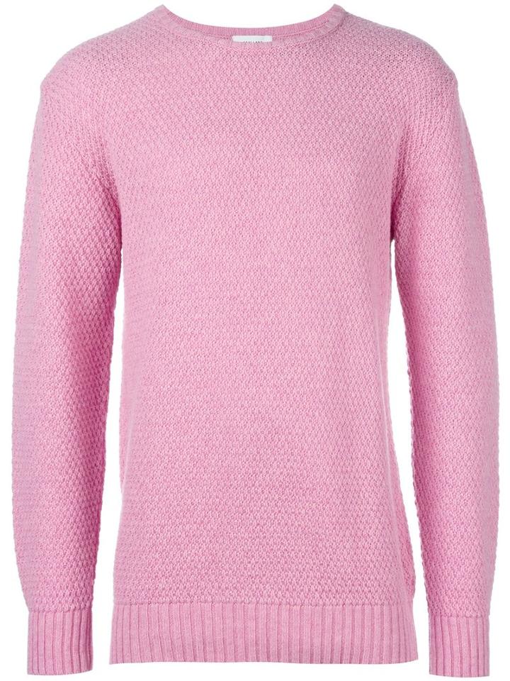 Soulland 'ricketts' Jumper, Men's, Size: Small, Pink/purple, Polyamide/wool