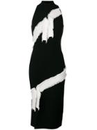Jonathan Simkhai Ribbed Bandage Halter Dress - Black