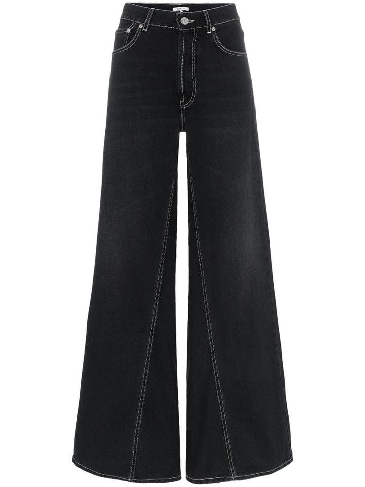 Ganni Rienzi Wide-leg Jeans - Blue