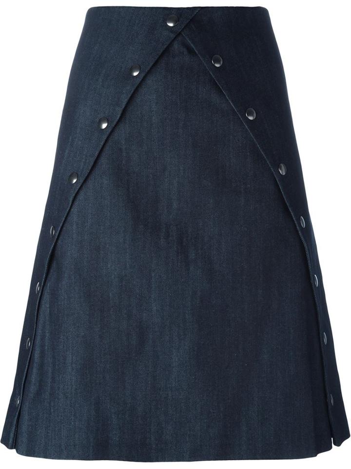 J.w.anderson Popper Detail A-line Skirt
