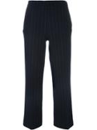 Odeeh Pinstriped Cropped Trousers