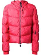 Kru Hooded Padded Jacket, Men's, Size: Large, Red, Polyamide