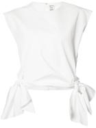 Maison Rabih Kayrouz Poplin Tank - White