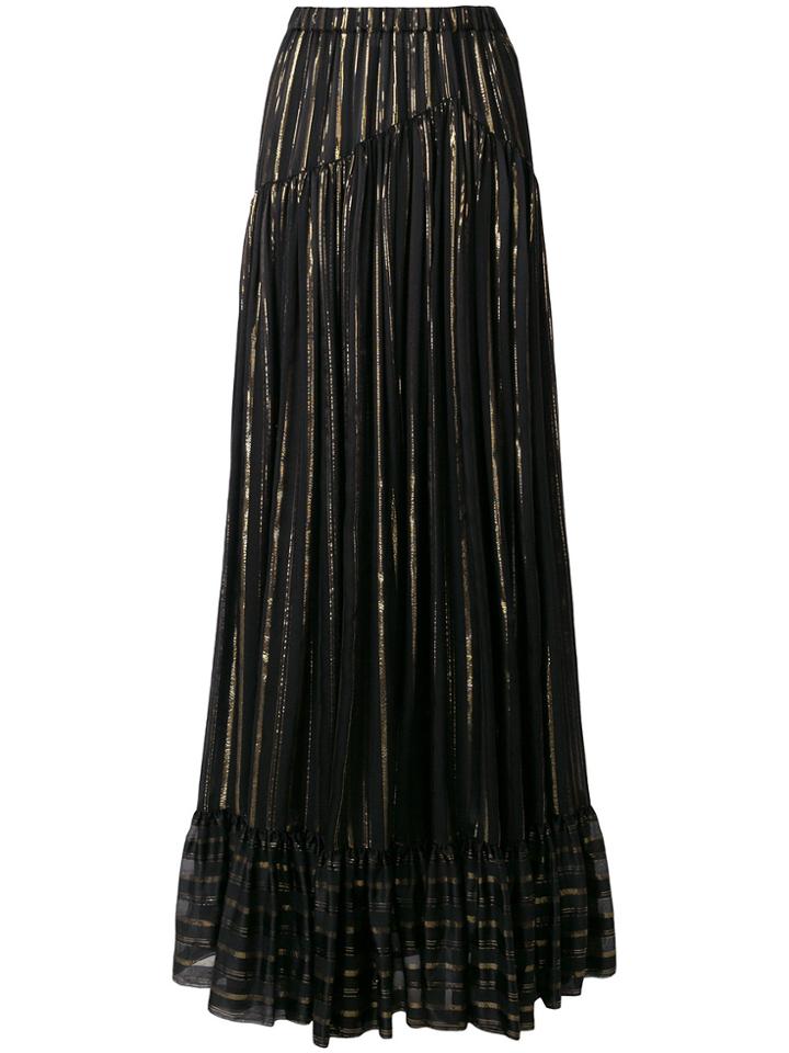 Philosophy Di Lorenzo Serafini Pleated Maxi Skirt - Black