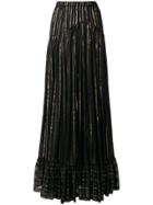 Philosophy Di Lorenzo Serafini Pleated Maxi Skirt - Black