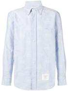 Thom Browne Embroidered Sailboat Oxford Shirt - Blue