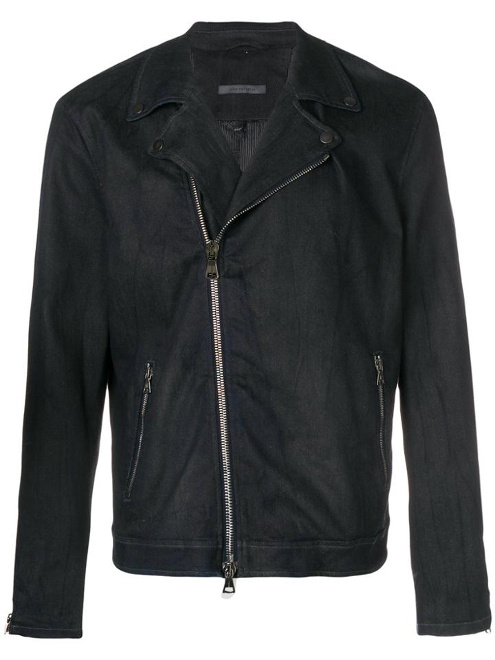 John Varvatos Biker Jacket - Blue
