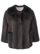 Liska 'cocotte' Fur Jacket, Women's, Size: Large, Brown, Mink Fur