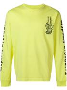 Vyner Articles Slogan Long-sleeve Sweatshirt - Yellow & Orange