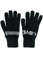 Paul Smith Love Gloves - Black