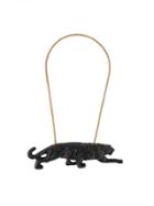 Krizia Panther Pendant Necklace - Black