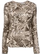 P.a.r.o.s.h. Sequin Blouse - Gold