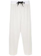 À La Garçonne Chiffon Culottes - White