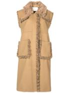 Tela Sleeveless Coat - Brown