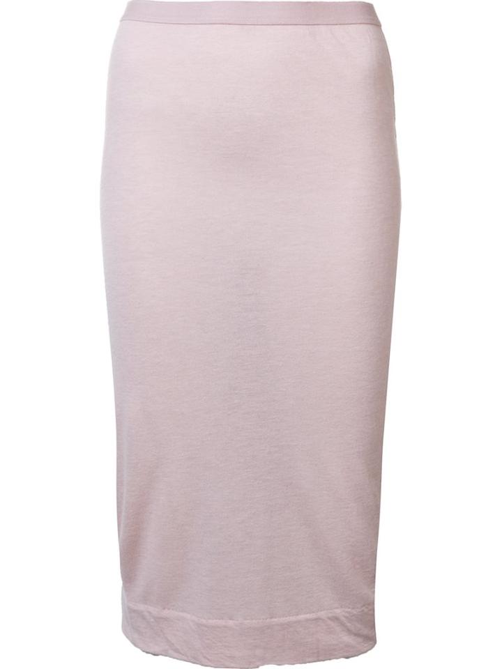 Rick Owens Lilies Knitted Pencil Skirt