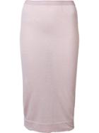 Rick Owens Lilies Knitted Pencil Skirt