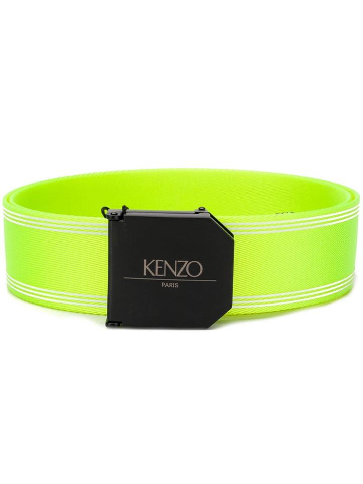 Kenzo Adjustable Buckle Belt - Green