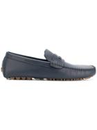 Fendi Ridged Sole Loafers - Blue