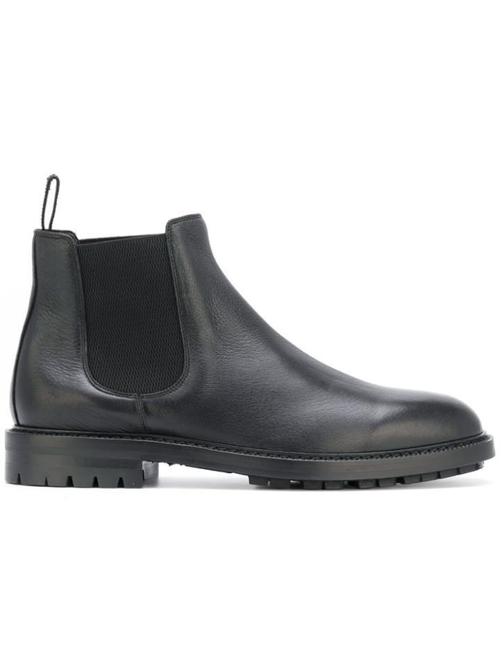 Dolce & Gabbana Ridged Sole Chelsea Boots - Black