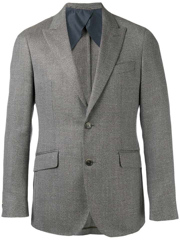 Hackett - Woven Blazer - Men - Cotton/viscose/wool/linen/flax - 48, Nude/neutrals, Cotton/viscose/wool/linen/flax