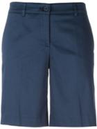 P.a.r.o.s.h. Tailored Shorts, Women's, Size: M, Blue, Cotton/spandex/elastane/acetate/viscose