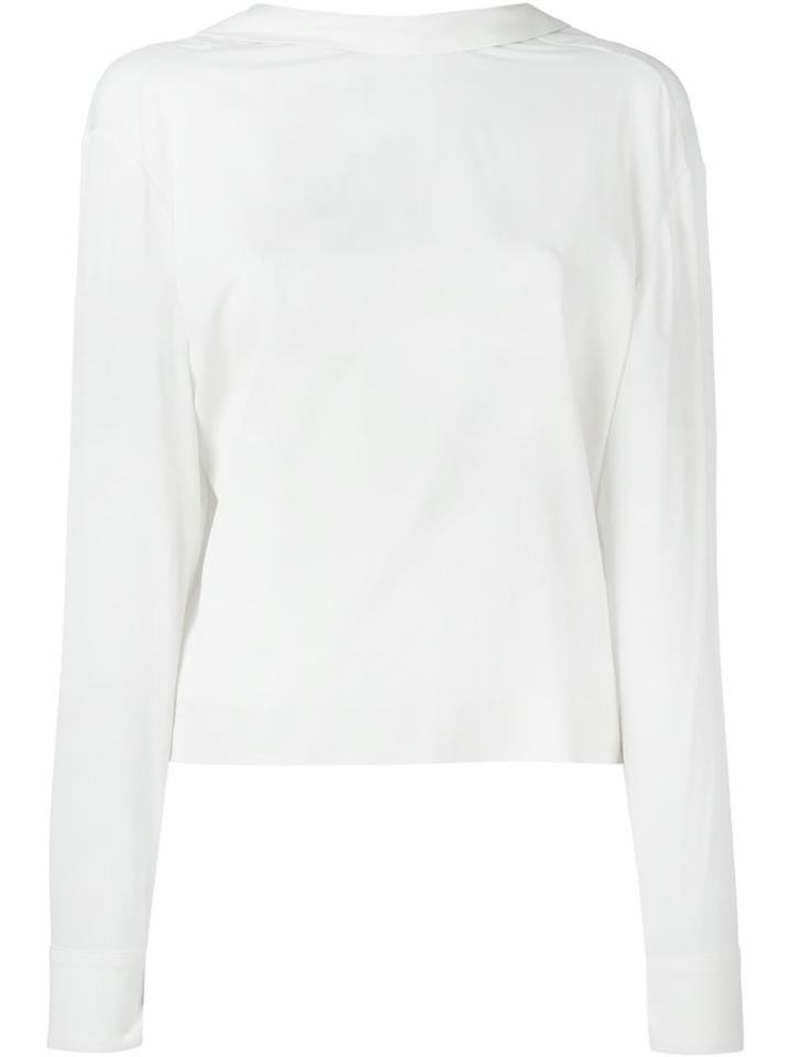 Marni Deep V-back Blouse