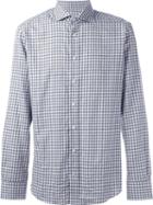 Hackett Checked Button Down Shirt, Men's, Size: Xl, Grey, Cotton