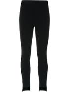 Gloria Coelho High Low Hem Trousers - Black