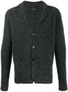 Roberto Collina Long-sleeve Fitted Cardigan - Grey