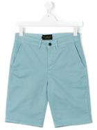 Finger In The Nose - Teen Lightweight Shorts - Kids - Cotton/spandex/elastane - 14 Yrs, Boy's, Blue