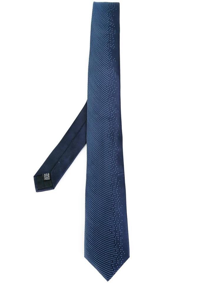 Lanvin Contrast Dot Lining Tie
