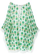 Martha Medeiros Pineapple Print Dress - Green