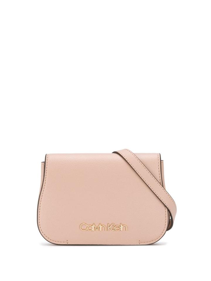 Calvin Klein Logo Plaque Belt Bag - Neutrals
