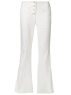 Proenza Schouler Flared Fitted Trousers - White