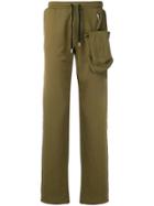 Matthew Miller Trackpants With Detachable Bag - Green