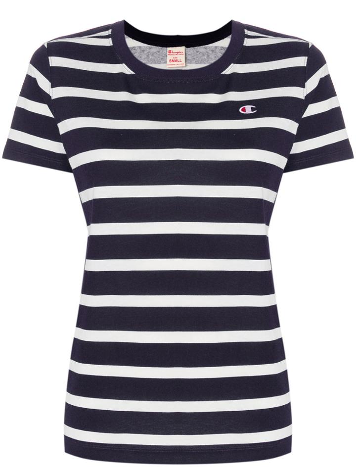 Champion Striped Loose T-shirt - Blue