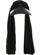 Yohji Yamamoto Drape Cap, Adult Unisex, Black, Cotton
