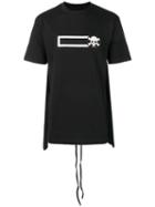 D.gnak Skull Embroiled T-shirt - Black