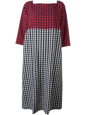 Daniela Gregis Checked Dress