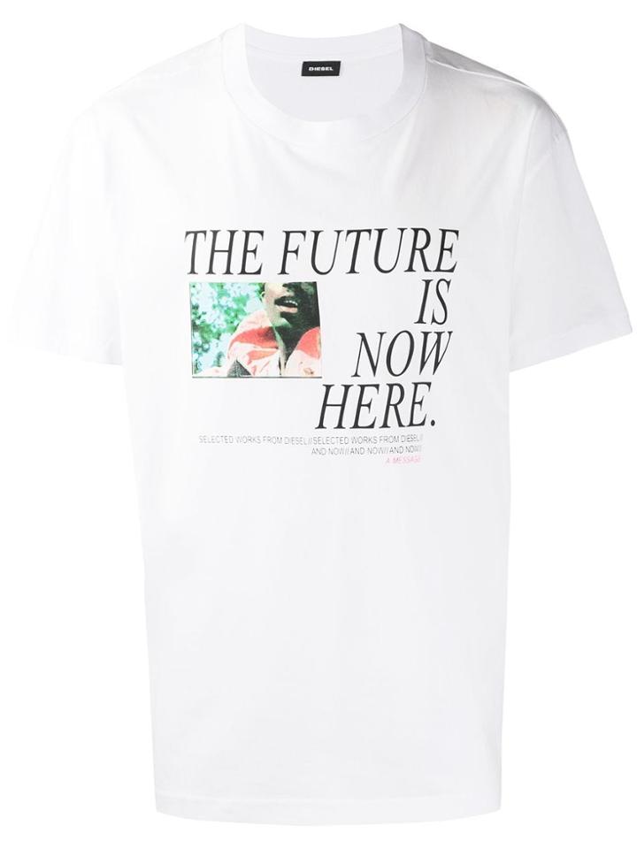 Diesel T-wallace-y5 T-shirt - White