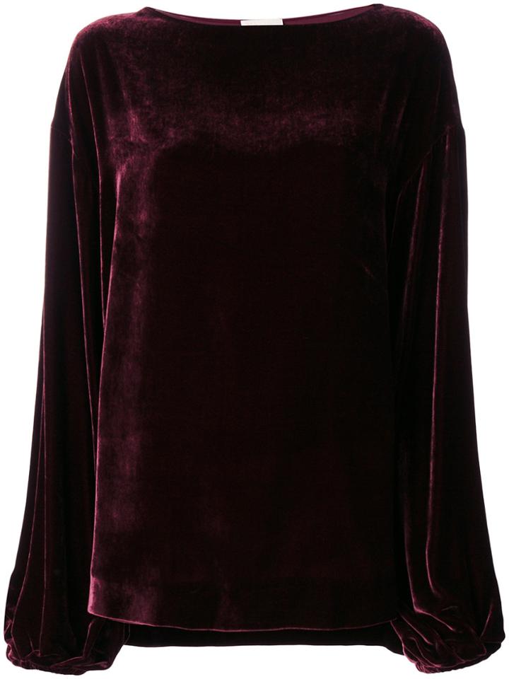 Mantu Classic Shift Blouse - Pink & Purple